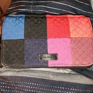 Vera Bradley RFID accordion wristlet wallet in Quilted Winter Patch